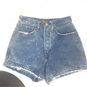 Abercrombie & Fitch Natural Rise Denim Short Shorts”Daisy Dukes” Size 26/2
